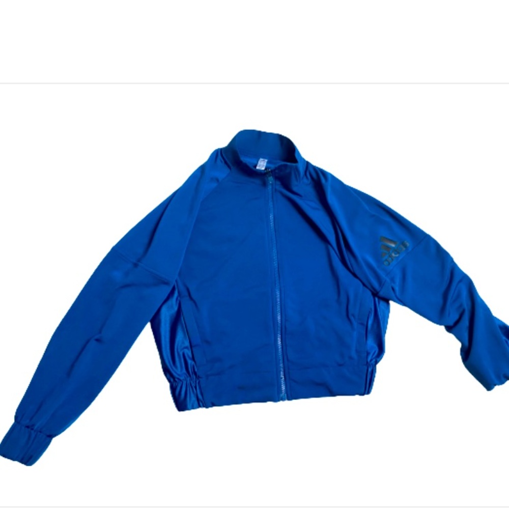 Women’s blue adidas zip up jacket